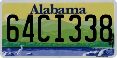 AL license plate 64CI338