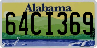 AL license plate 64CI369