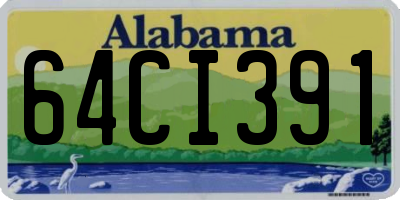 AL license plate 64CI391