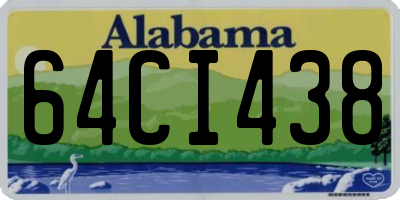 AL license plate 64CI438