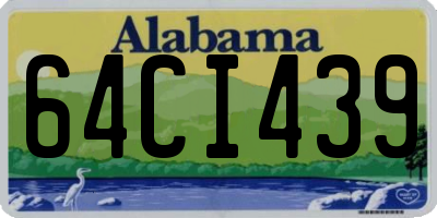 AL license plate 64CI439