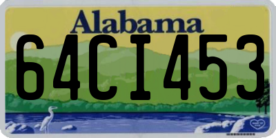 AL license plate 64CI453