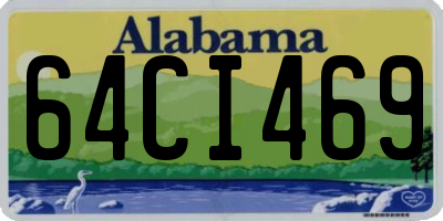AL license plate 64CI469