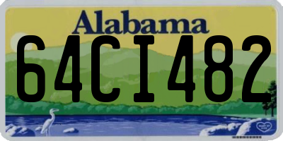 AL license plate 64CI482
