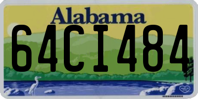 AL license plate 64CI484