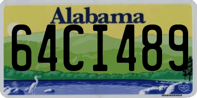 AL license plate 64CI489