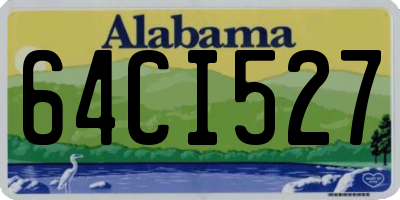AL license plate 64CI527