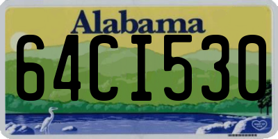 AL license plate 64CI530