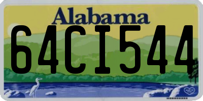 AL license plate 64CI544