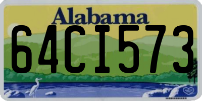 AL license plate 64CI573