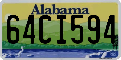 AL license plate 64CI594