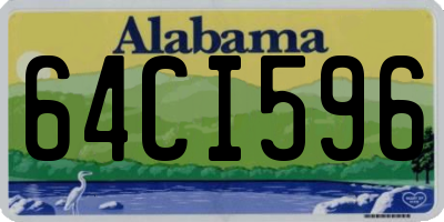 AL license plate 64CI596