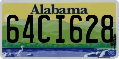 AL license plate 64CI628