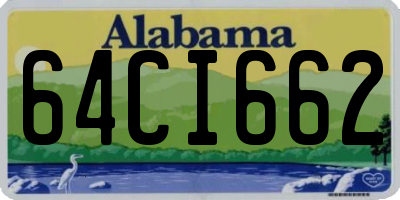AL license plate 64CI662