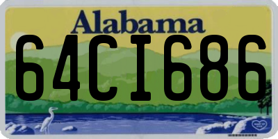 AL license plate 64CI686