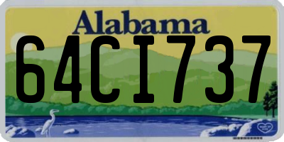 AL license plate 64CI737