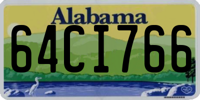 AL license plate 64CI766