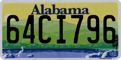 AL license plate 64CI796