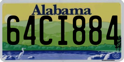 AL license plate 64CI884