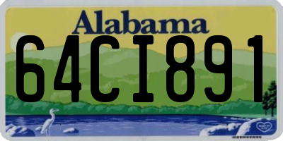 AL license plate 64CI891