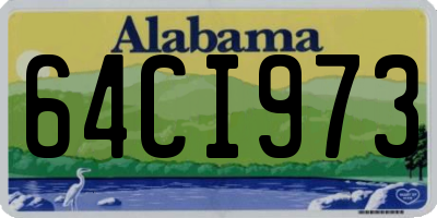 AL license plate 64CI973