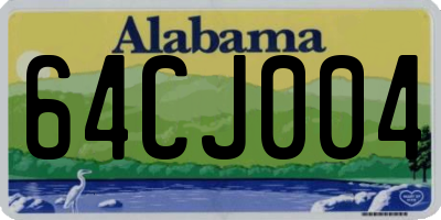 AL license plate 64CJ004