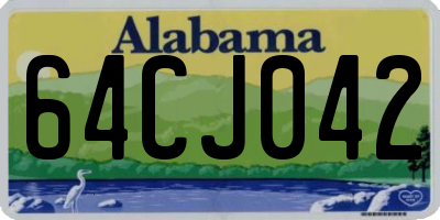 AL license plate 64CJ042
