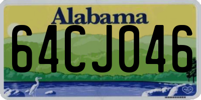 AL license plate 64CJ046