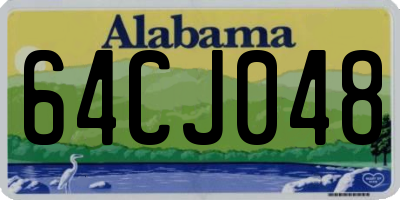 AL license plate 64CJ048