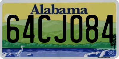 AL license plate 64CJ084