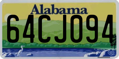 AL license plate 64CJ094