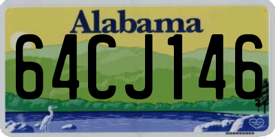 AL license plate 64CJ146