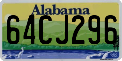 AL license plate 64CJ296