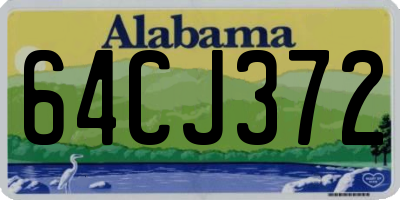 AL license plate 64CJ372