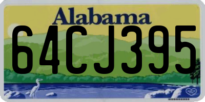 AL license plate 64CJ395