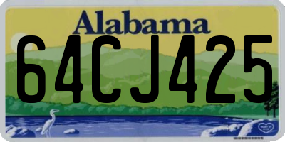 AL license plate 64CJ425