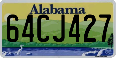 AL license plate 64CJ427