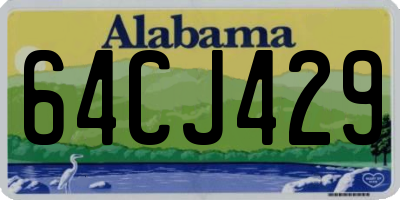 AL license plate 64CJ429