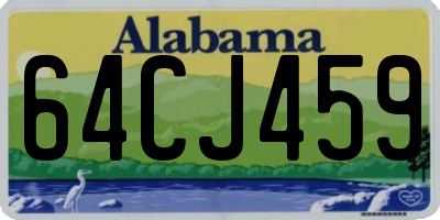 AL license plate 64CJ459