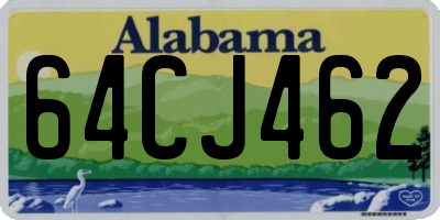 AL license plate 64CJ462