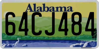 AL license plate 64CJ484