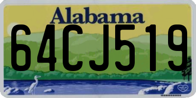 AL license plate 64CJ519