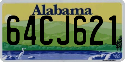 AL license plate 64CJ621