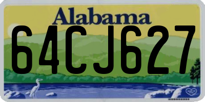 AL license plate 64CJ627