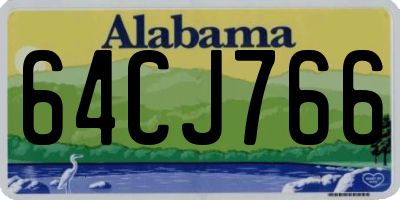 AL license plate 64CJ766