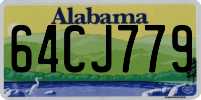 AL license plate 64CJ779