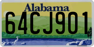 AL license plate 64CJ901