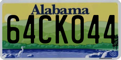 AL license plate 64CK044