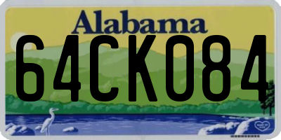 AL license plate 64CK084