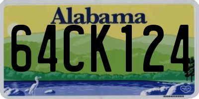 AL license plate 64CK124